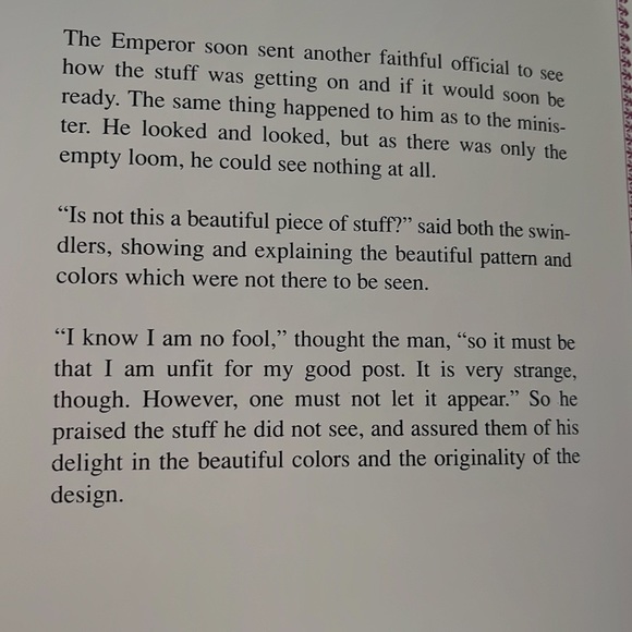 The Emperor’s New Clothes Through the Magic Window Hans Christian Andersen HC - Picture 9 of 16